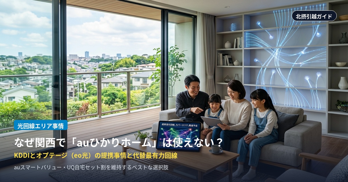 なぜ関西で「auひかり（ホーム）」は使えない？理由と代替回線「eo光」の絶対的理由